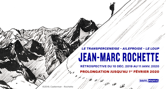 Rtrospective ddie  Jean-Marc Rochette, prolongation jusqu'au 1er fvrier 2020,  la galerie Daniel Maghen  title=